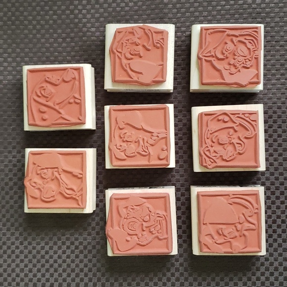 101 Dalmatian Rubber Stamp Set •Character Portraits• Rubber Stampede•Walt Disney - Picture 4 of 8